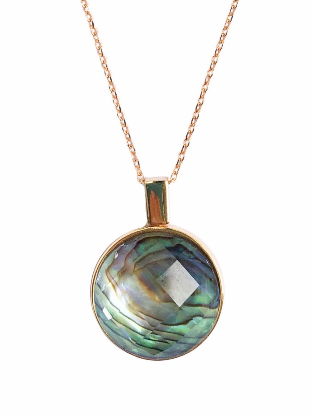 Abalone Shell Pendant Necklace
